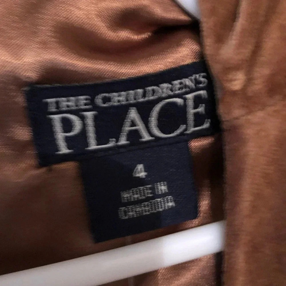 THE CHILDRENS PLACE NWT GIRLS VELVET DRESS HOLIDAY DRESSES NEW CHRISTMAS SIZE 4 - Picture 6 of 7